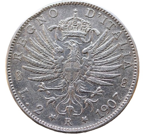 Italia lire 1907 vittorio - 2,