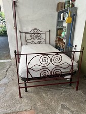 Letto in ferro battuto Su Misura 1 piazza e mezza 2,20 Metri (220x120 cm).