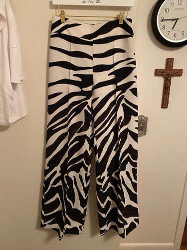 Pantalone zara stampa zebra - pantalone,