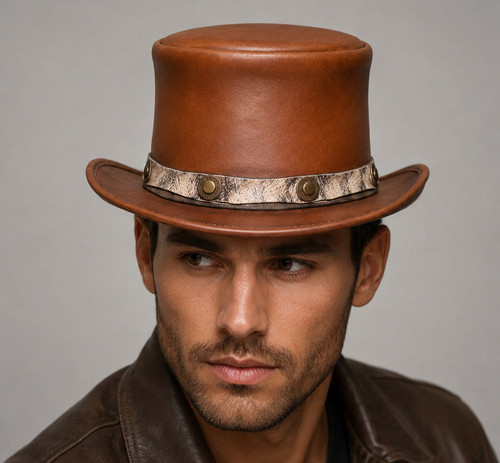 Cappello steampunk marrone - cappello,
