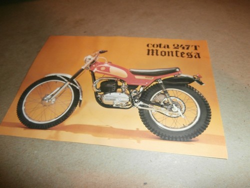 Carta depliant moto epoca - depliant,