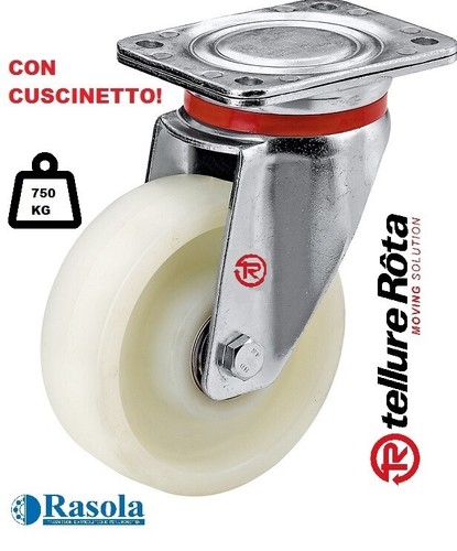 Ruote nylon tellure rota - nylon, con