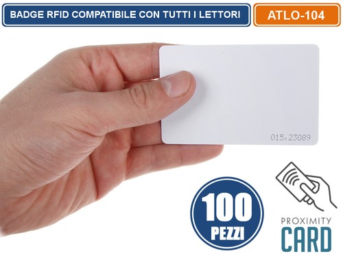 100 pezzi tag rfid - tag,