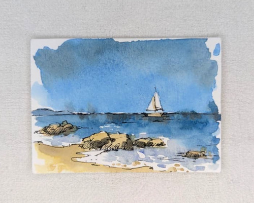 Quadro acquerello originale