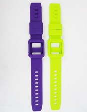 Cinturino orologio silicone viola e verde cinturino da polso cover Apple iPod Nano 6 gen