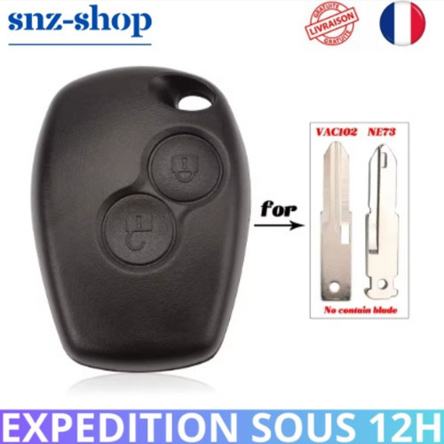 Coque clé boitier vierge - boitier,