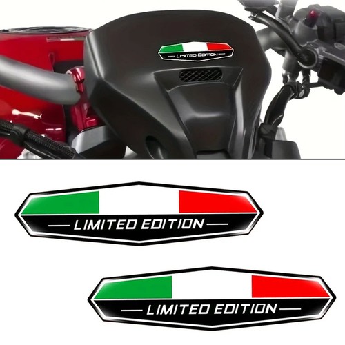 2pz adesivo bandiera italia - adesivo,