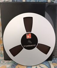 N.1 nastro magnetico BASF, flangia in metallo 7" 18 cm  plastic box  no sticky.