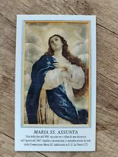 Maria Santissima Assunta, Holy Card, San Giovanni La Punta, Catania, 2016