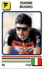 figurina Supersport Panini 1988 # 45 Gianni Bugno cycling