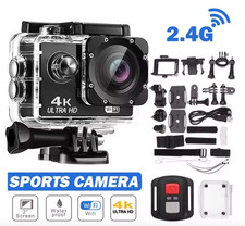 TELECAMERA Go PRO 4K SPORT WIFI ACTION ULTRA HD 16MP VIDEOCAMERA SUBACQUEA 170°