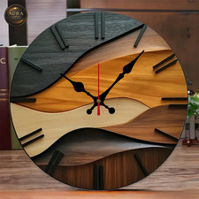 Modern wall clock - wall,