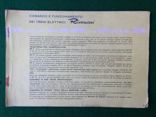 Rivarossi catalogo anni - catalogo,