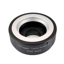 Adattatore Zhongyi Lens Turbo II Riduci Focus Obiettivo M42 a m4/3 MFT BMPCC OM-D G7