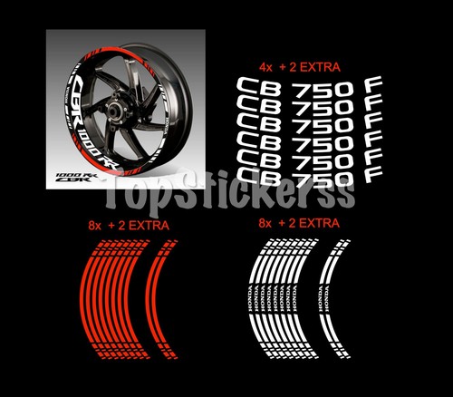 Adesivi moto honda 750f - cb,