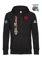Felpa cappuccio zip - e,
