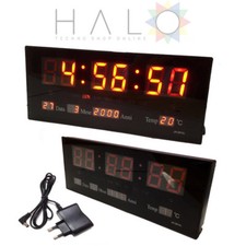 OROLOGIO PARETE A LED CON