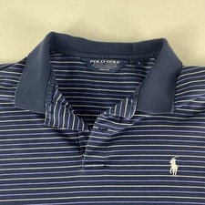 Polo Golf Ralph Lauren Polo Shirt Adulto Large Pro Fit Pima Cotone Rigato Uomo