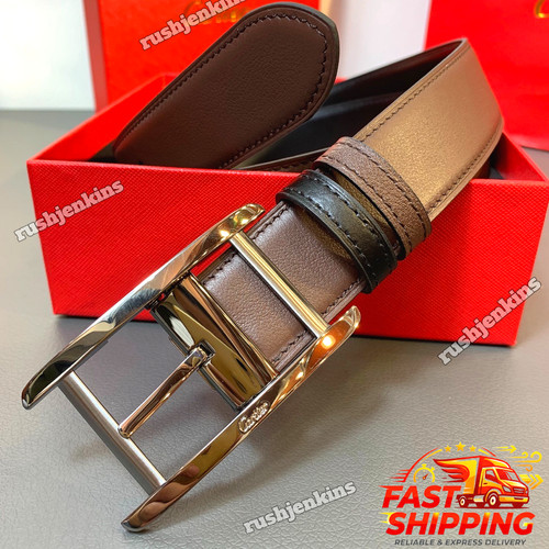 Cintura cartier pelle nera - cintura, in