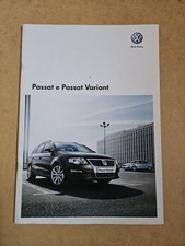 Volksvagen Passat E Passat Variant Brochure 01/2010