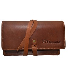 Borsa per tabacco marrone in