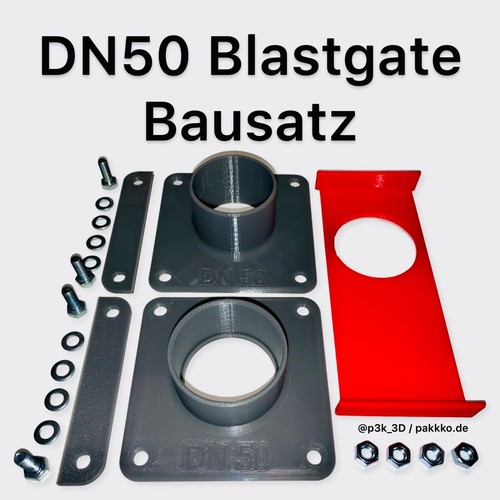 Kit dn50 blastgate valvola - dn50, di