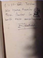 FASCISMO AUTOGRAFO QUADRONE LIBRO MUDUNDU   periodo MUSSOLINI
