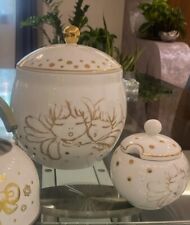 Thun Biscottiera Linea Angel Gold Fuori Produzione In Omaggio Zuccheriera Angel 