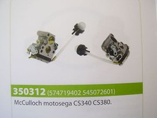 CARBURATORE MOTOSEGA McCulloch