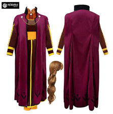 Frozen Anna 2 Vestito Costume Carnevale Donna Dress up Woman Pants FROWOM07
