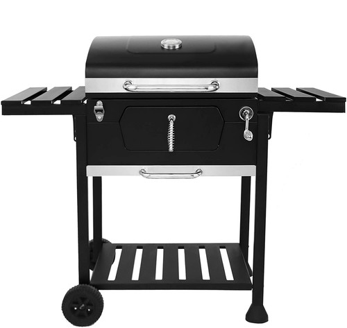 Carrello barbecue carbone nero - carrello,