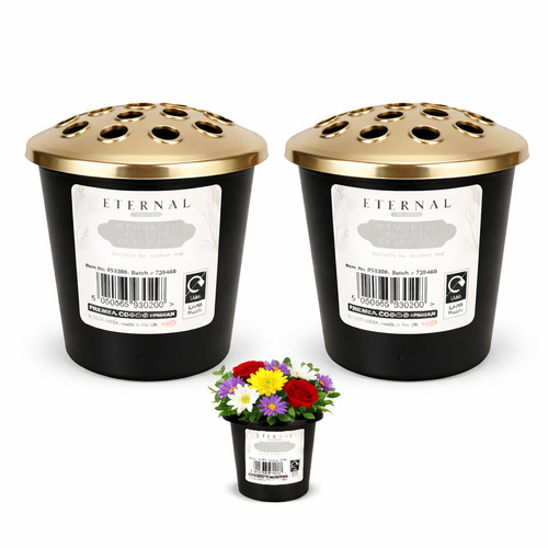 Vaso per tomba con coperchio