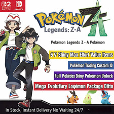 POKEMON LEGENDS ZA✨Custom Alpha Pokemon 6IV Shiny ✨YOUR OT✨ALPHA POKEMON MEGA✨