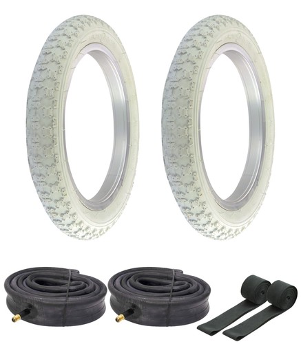 Coppia pneumatici bianchi con - pneumatici,