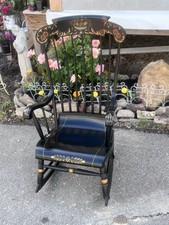 Sedia a dondolo vintage
