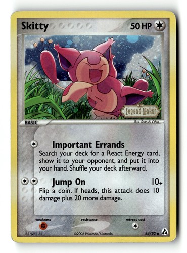 Pokemon card skitty reverse - skitty,
