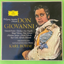 DGG TULIP 104948/51 KARL BOHM MOZART DON GIOVANNI FISCHER-DIESKAU NILSON BOX 4LP