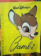 Libro Di Stoffa Washable BAMBI WALT DISNEY 1979 Dutton Australia