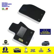 Tappetini anteriori Fiat 500 X Cross 2014> tappeti per auto battitacco kit nero 