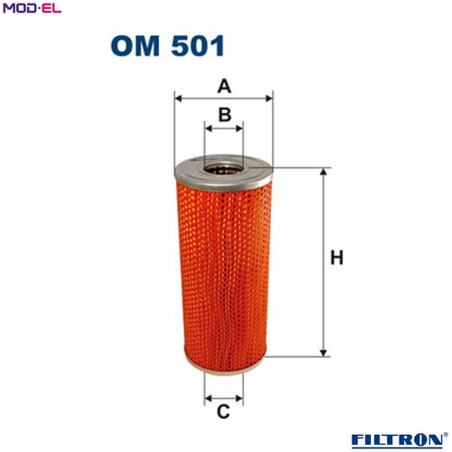 Filtro olio 501 - om, camion