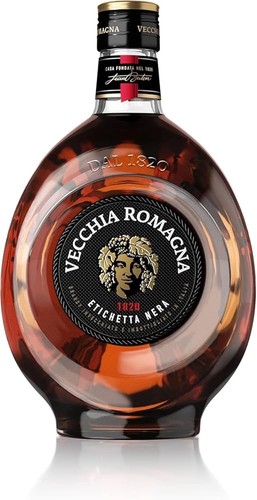 Vecchia romagna etichetta nera - romagna,