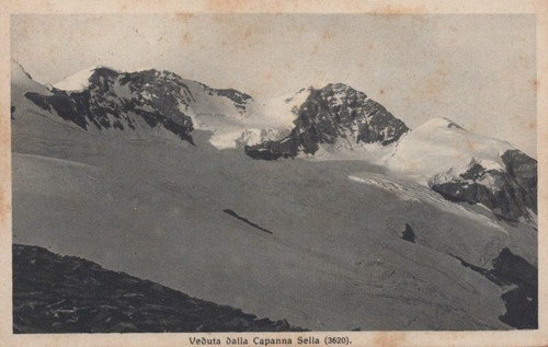 Cartolina capanna sella - cartolina,