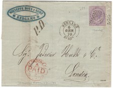 Regno di V. E. II - Storia Postale, #L21.