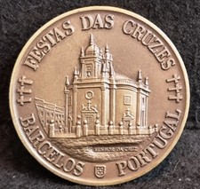 MEDAGLIA BRONZO ARTISTICO / GIORNO DELLE CROCI / BARCELOS PORTOGALLO