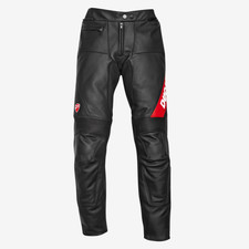 Pantaloni Moto da Donna Originali Ducati Company C4 Black/Red 9810732
