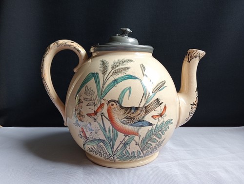 Antique teapot pottery - antique, +