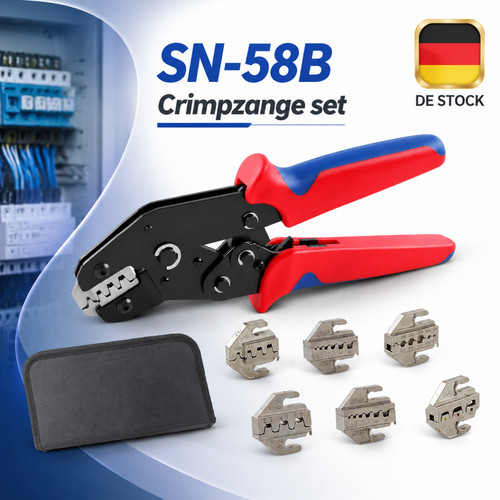 Pinza crimpatrice cricchetto - , 5
