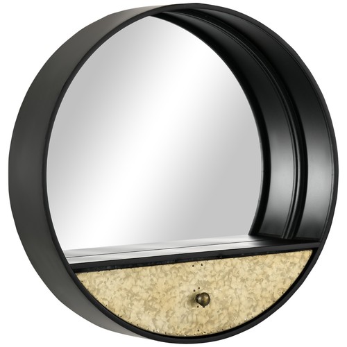 Homcom specchio rotondo - specchio, a