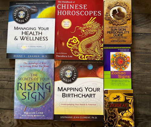 Lot books astrology - books,