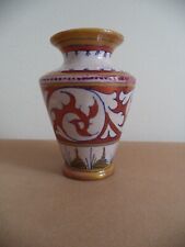 Lorenzo Rubboli Gualdo Tadino Italy piccolo vaso ceramica a lustro rosso 13 cm